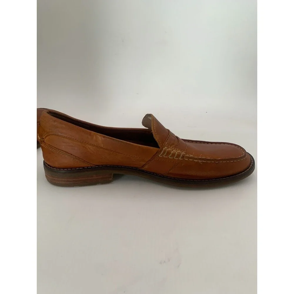 Sperry Top-Sider Essex Penny Loafer Premium Tan Leather Mens Size 10.5 STS 17817